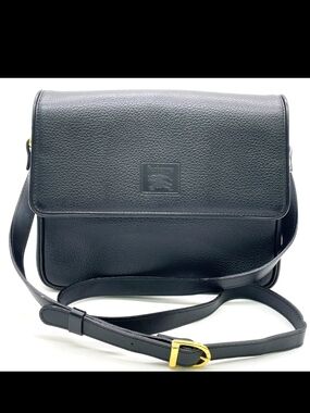 Burberry Black Leather Crossbody Bag